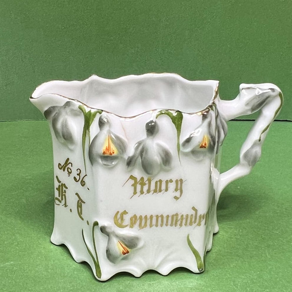 Antique Creamer No. 36 Knights Templar (K.T.) Mary Commandery 1903 Philadelphia - Picture 1 of 9